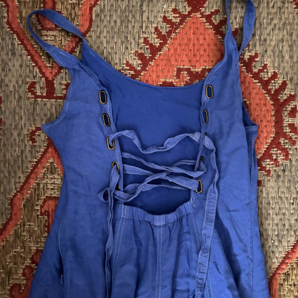 Anthropologie Maeve Royal Blue Garment